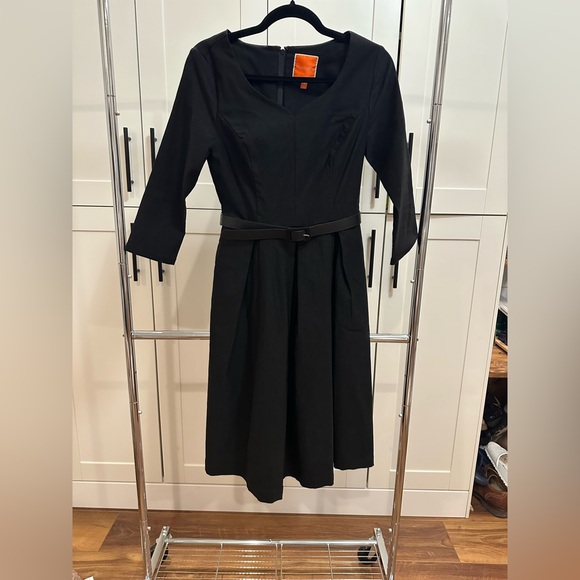 ModCloth Sartorial‎ Secret Fit and Flare Dress Sz Med - Picture 3 of 15